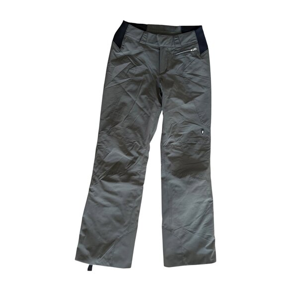 Spyder Womens Insulated Ski Pants Olive Size 6 - Picture 1 of 8
